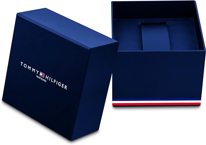 Tommy Hilfiger Reloj Analógico de Cuarzo para Mujer con Correa en Acero Inoxidable