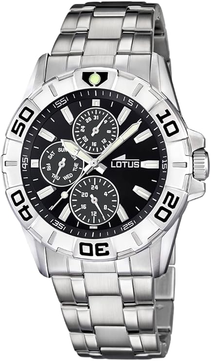 LOTUS Reloj Hombre 18831/4 Outlet Caja de Acero Inoxidable 316l Plateado Correa de Acero Inoxidable 316l Plateado