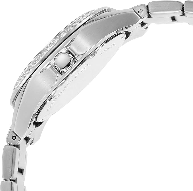 Fossil Riley Reloj para Mujer, Movimiento cronógrafo con Correa de Acero o Piel