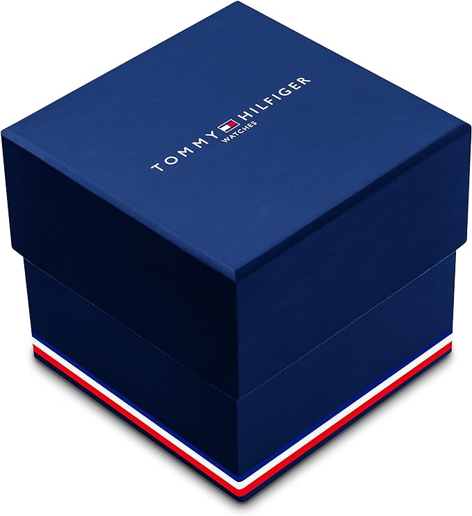 Tommy Hilfiger Reloj Analógico de Cuarzo para Mujer con Correa en Acero Inoxidable