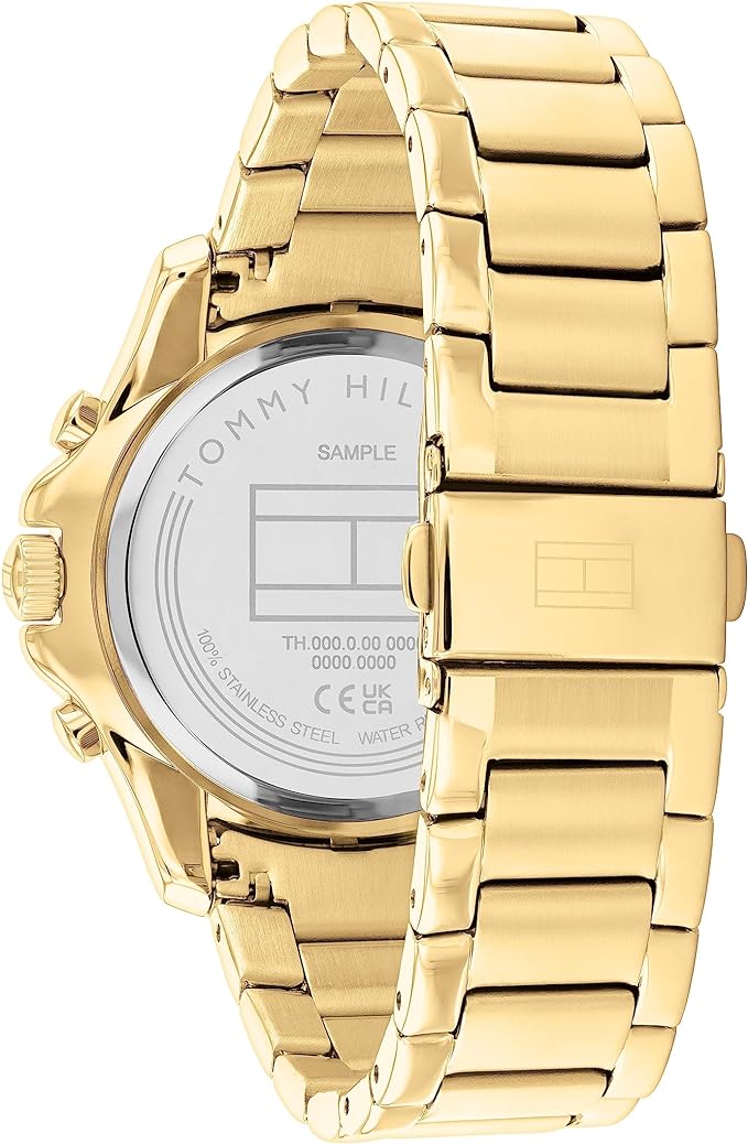 Tommy Hilfiger Reloj Analógico de Cuarzo multifunción para Mujer con Correa