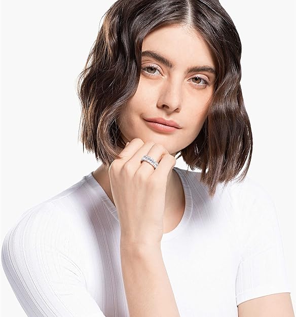 Swarovski Anillo VITTORE:Ring 125 CZWH/RHS 58 5572686 Marca
