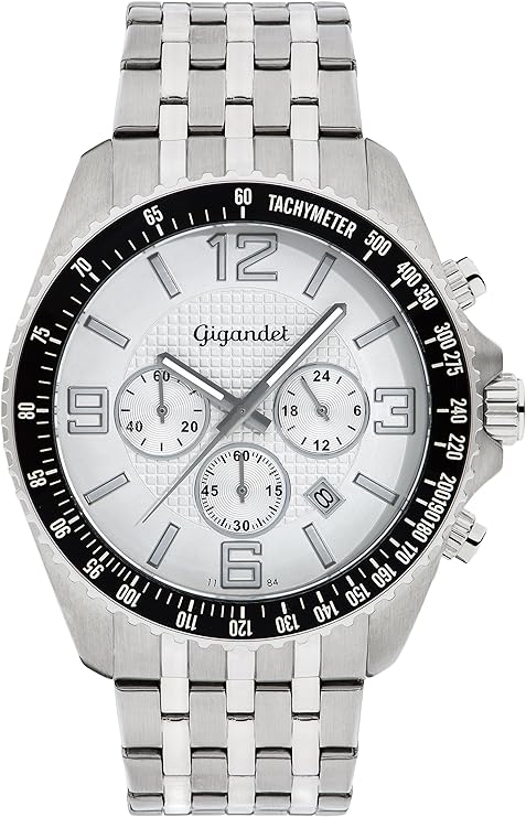 Gigandet Men's Analog Japanese Quartz Watch with Stainless Steel Strap AVG12-01 