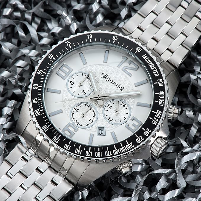 Gigandet Men's Analog Japanese Quartz Watch with Stainless Steel Strap AVG12-01 