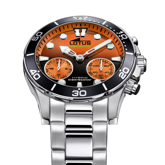 RELOJ DE HOMBRE LOTUS CONNECTED CON ESFERA NARANJA