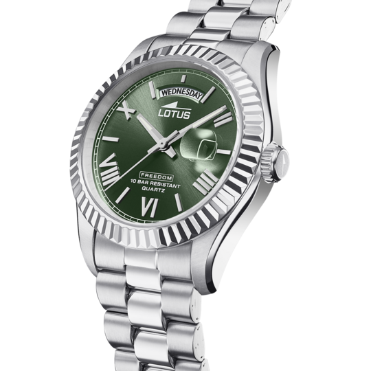 RELOJ DE HOMBRE LOTUS FREEDOM CON ESFERA VERDE 18854/3