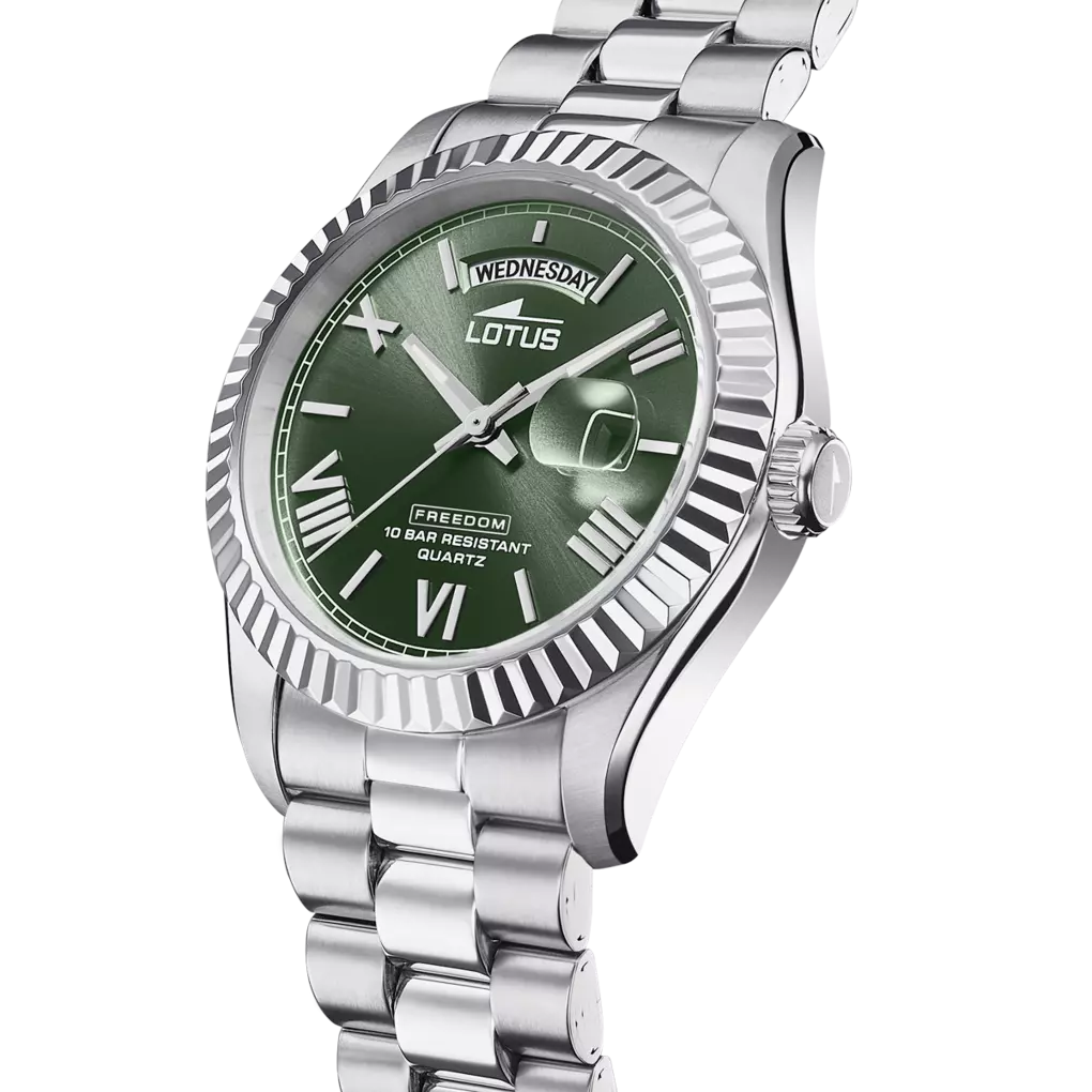 RELOJ DE HOMBRE LOTUS FREEDOM CON ESFERA VERDE 18854/3