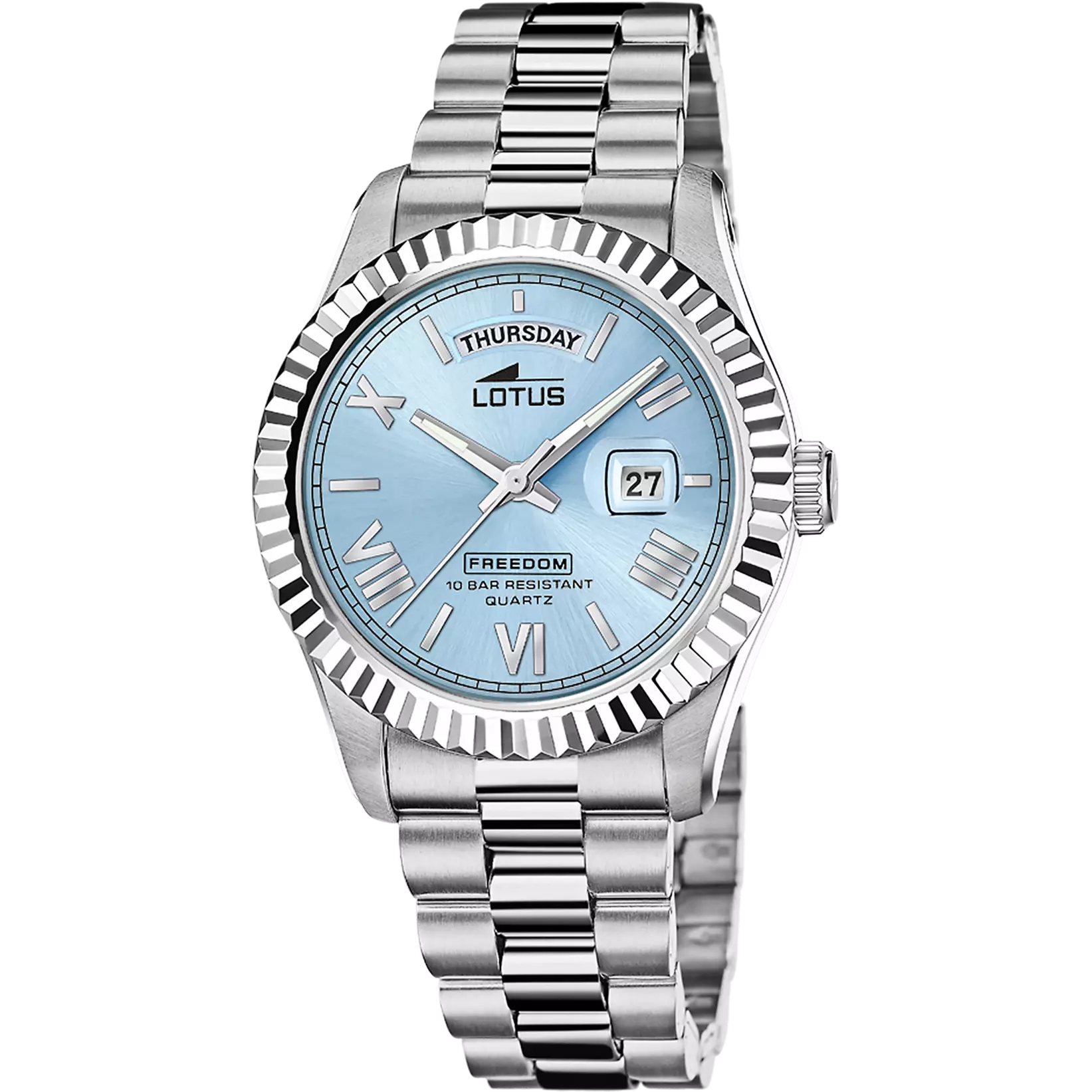 RELOJ DE HOMBRE LOTUS FREEDOM CON ESFERA AZUL