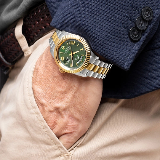 RELOJ DE HOMBRE LOTUS FREEDOM CON ESFERA VERDE